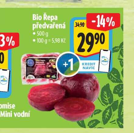  Bio Řepa předvařená 500 g 