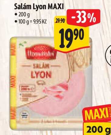 Salám Lyon MAXI, 200 g