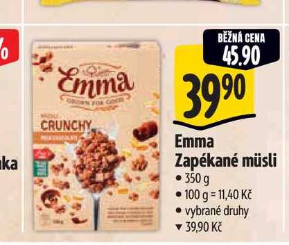   Emma Zapékané müsli 350 g 