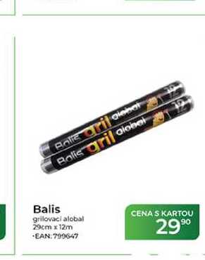 Balis grilovaci alobal 29cm x 12m