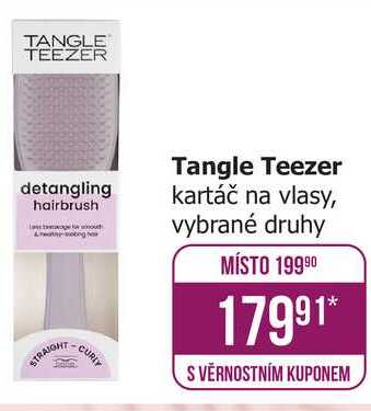 Tangle Teezer detangling hairbrush kartáč na vlasy, vybrané druhy Teta drogerie