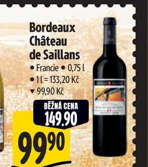 Bordeaux Château de Saillans 0,75 l