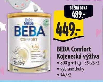 BEBA Comfort Kojenecká výživa 800 g Albert