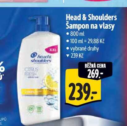 Head & Shoulders Šampon na vlasy  800 ml Albert