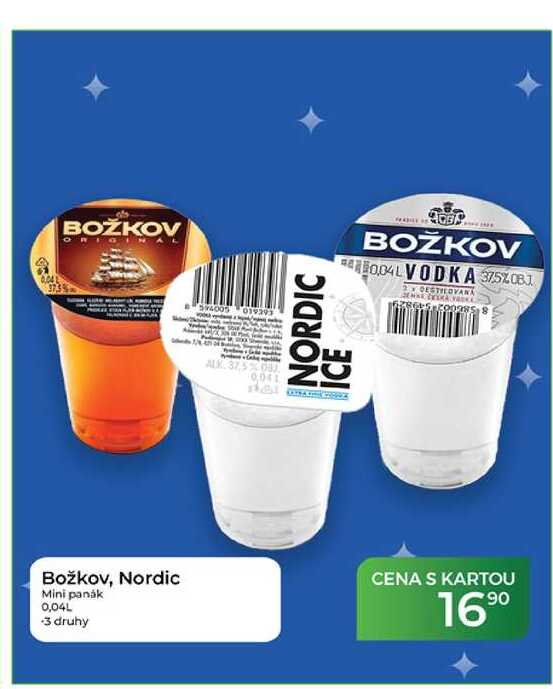 Božkov, Nordic Mini panák 0,04L
