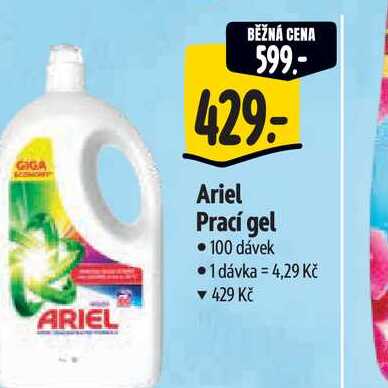  Ariel Prací gel 100 dávek  