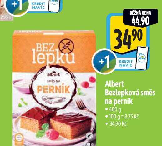   Albert  Bezlepková směs na perník 400 g  