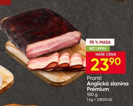 Prantl Anglická slanina Prémium 100 g