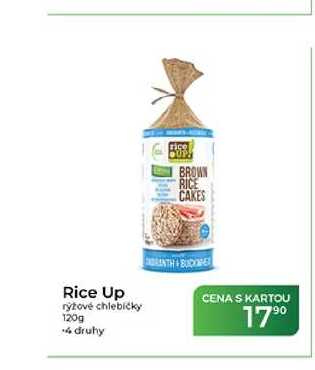 Rice Up rýžové chlebíčky 120g