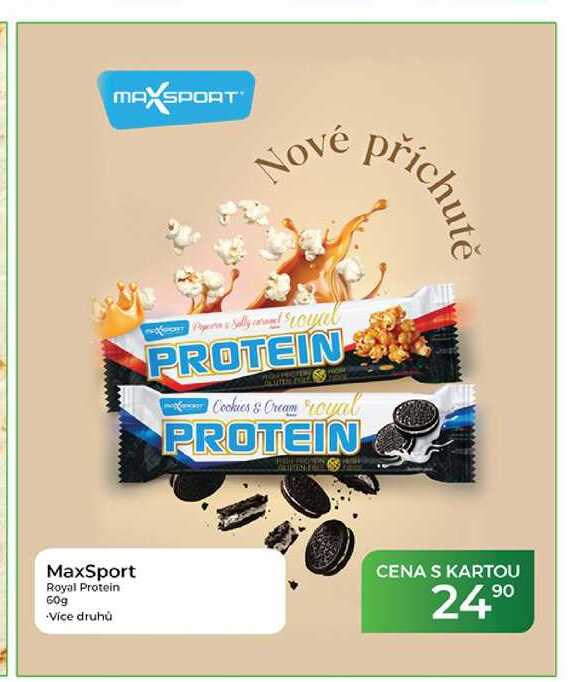MaxSport Royal Proteinová tyčinka 60g