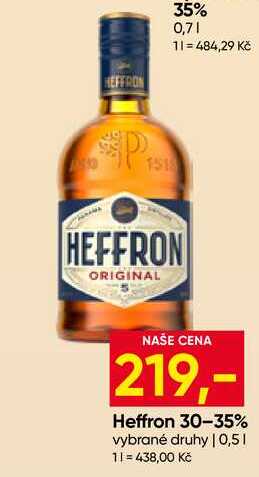 Heffron 30-35% vybrané druhy 0,5l