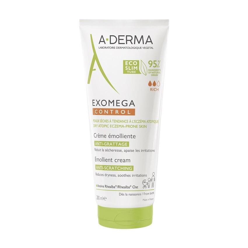 A-derma Exomega Control Emolienční krém 200 ml Lékárna LEMON
