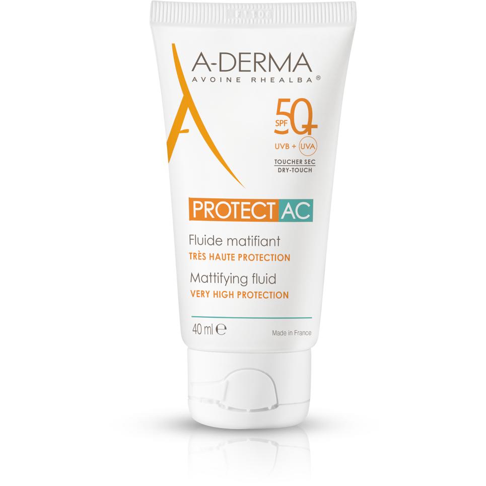 A-derma Protect Ac zmatňující fluid SPF 50+ 40ml Lékárna LEMON