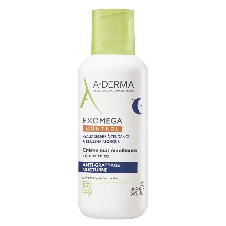 A-derma Exomega Control emolienční noční krém 400ml Lékárna LEMON