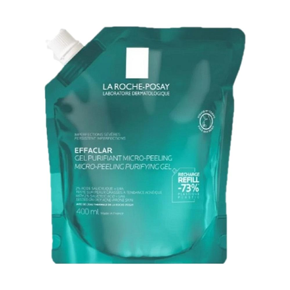 La Roche-posay Effaclar mikropeelingový gel refill náhradní náplň 400ml Lékárna LEMON