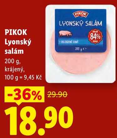 PIKOK Lyonský salám, 200 g 