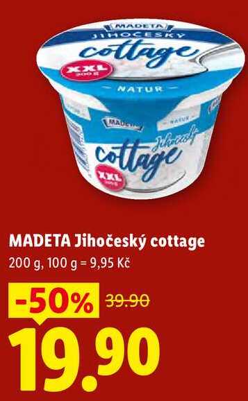 MADETA Jihočeský cottage, 200 g