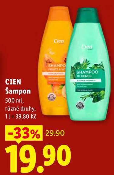 CIEN Šampon, 500 ml Lidl
