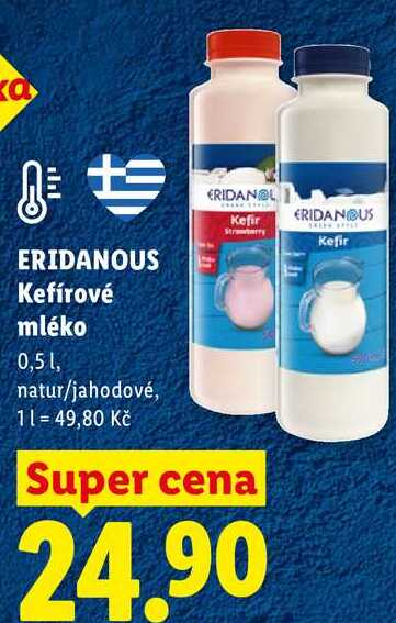 ERIDANOUS Kefírové mléko, 0,5 l