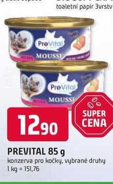 PREVITAL 85 g konzerva pro kočky
