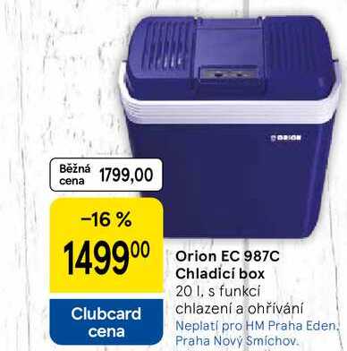 Orion EC 987C Chladicí box, 20 l
