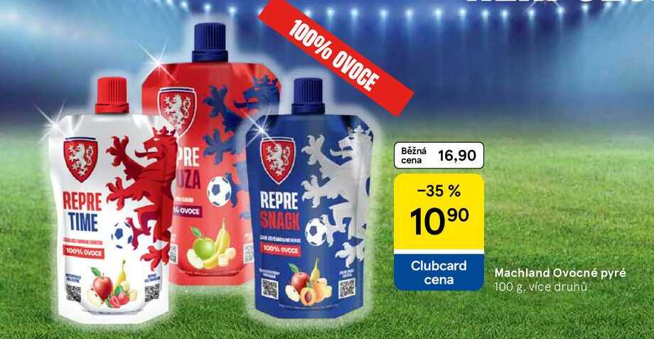 Machland Ovocné pyré, 100 g, více druhů Tesco