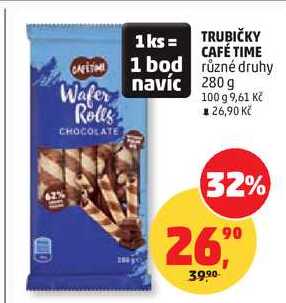 TRUBIČKY CAFÉ TIME různé druhy, 280 g