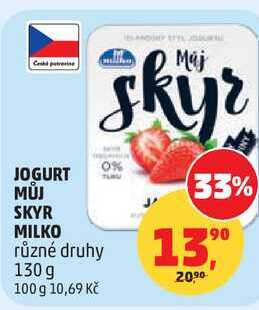 SKYR MILKO různé druhy, 130 g