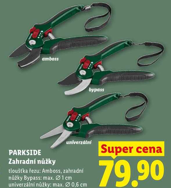 PARKSIDE Zahradní nůžky