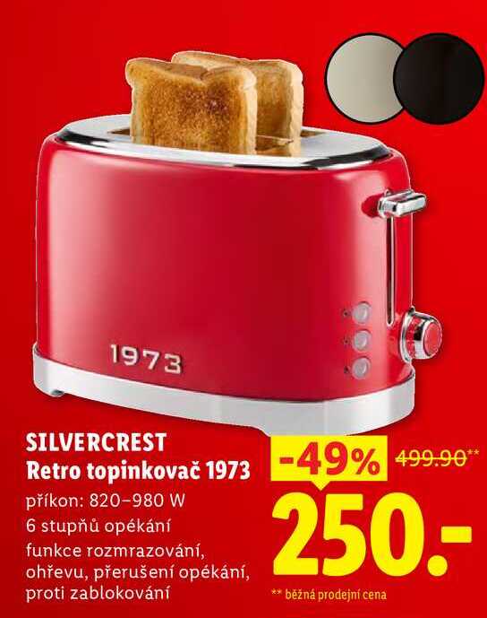 SILVERCREST Retro topinkovač 1973