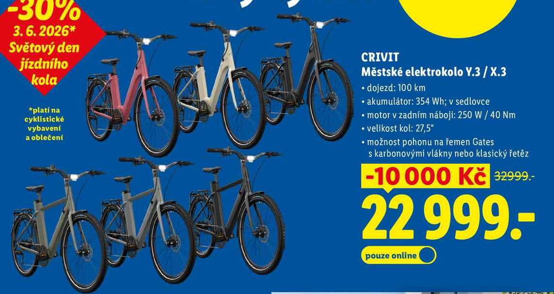 CRIVIT Městské elektrokolo Y.3 / X.3