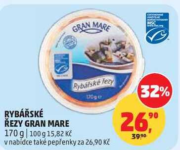 RYBÁŘSKÉ ŘEZY GRAN MARE, 170 g 