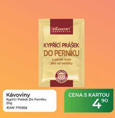 Kávoviny Kypřící Prášek Do Perníku 20g
