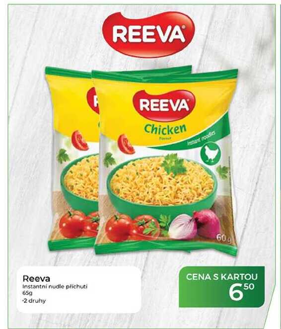 Reeva Instantní nudle příchuti 65g