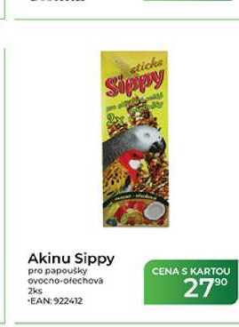 Akinu Sippy pro papoušky ovocno ořechová 2ks