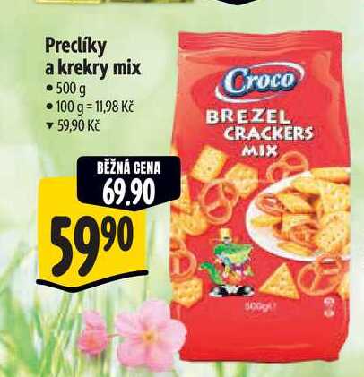 Preclíky a krekry mix  500 g 
