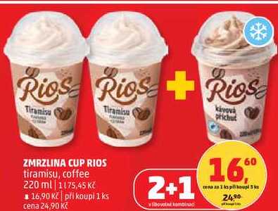 ZMRZLINA CUP RIOS tiramisu, 220 ml 