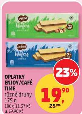 OPLATKY ENJOY/CAFÉ TIME různé druhy, 175 g