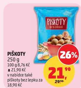 PIŠKOTY, 250 g 