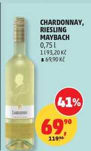 CHARDONNAY, RIESLING MAYBACH, 0,75 l