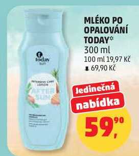 MLÉKO PO OPALOVÁNÍ TODAY, 300 ml Penny Market