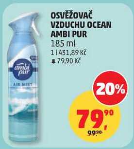 OSVĚŽOVAČ VZDUCHU OCEAN AMBI PUR, 185 ml Penny Market