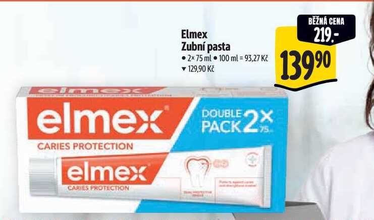  Elmex Zubní pasta  2x75 ml  
