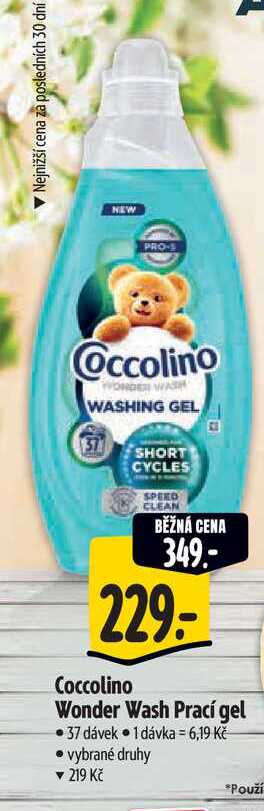 Coccolino Wonder Wash Prací gel 37 dávek