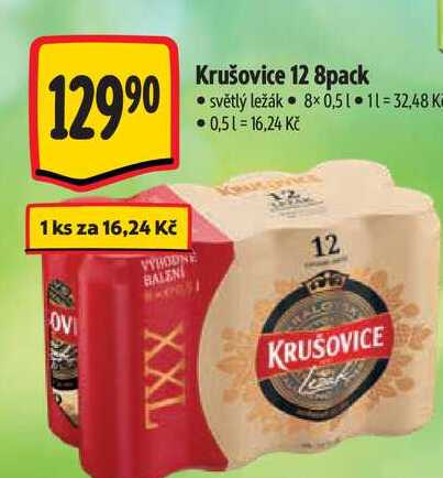 Krušovice 12 8pack 