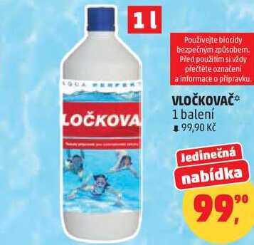 VLOČKOVAČ, 1 balení  