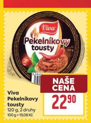 Viva Pekelníkovy tousty 120 g