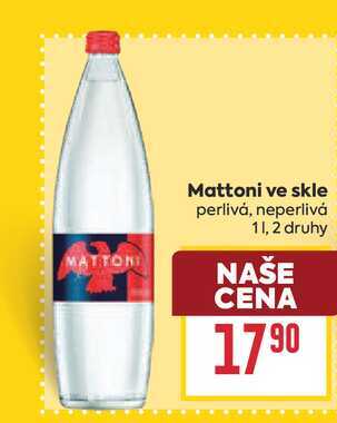 Mattoni ve skle perlivá, neperlivá 1l