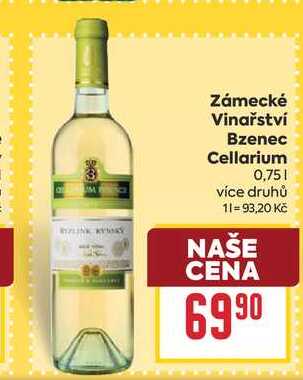Zámecké Vinařství Bzenec Cellarium 0,75l