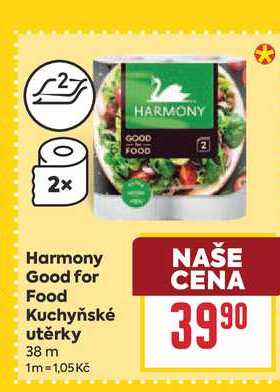 Harmony Good for Food Kuchyňské utěrky 38 m